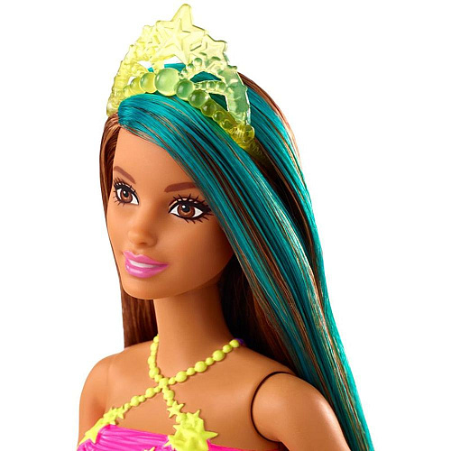 Кукла Mattel Barbie Принцесса GJK12/GJK14 шатенка, фиолетовый топ