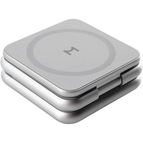 Беспроводная зарядная панель 3 в 1 Для IPhone, Apple Watch, Airpods Magssory WCH003 22W Silver