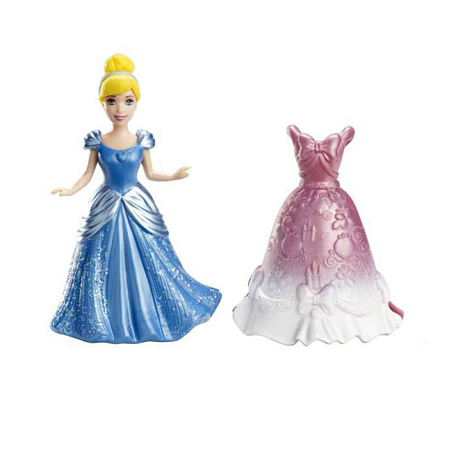 Кукла Disney Princess  Мини-кукла Золушка с платьем X9404