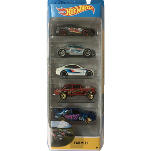 Mattel Hot Wheels 1806/FKT59 Подарочный набор из 5 машинок (Car Meet)