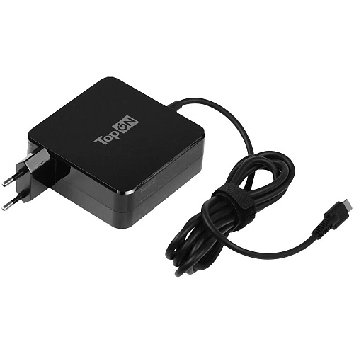 Универсальный блок питания TopON TOP-UC100 100W c кабелем Type-C черный