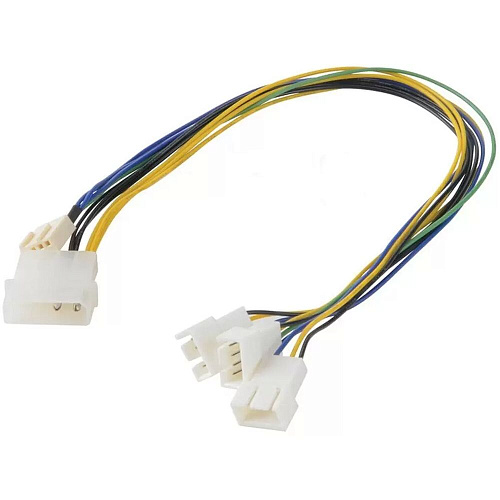 Akasa 4pin PWM to 3 x 4pin PWM Fan 30 см AK-CB002