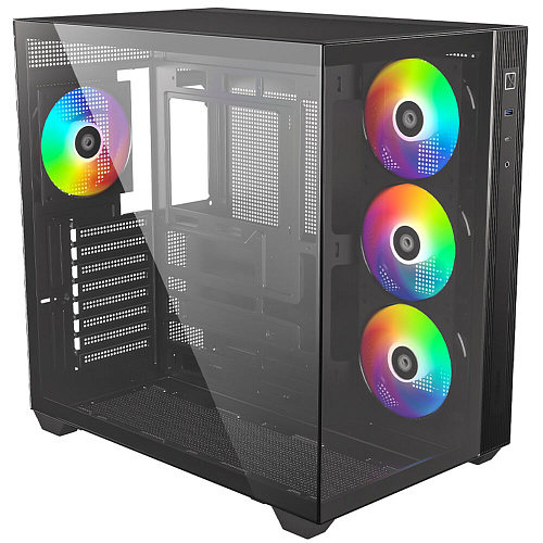 Корпус ATX Miditower ID-Cooling View 510 ARGB Black