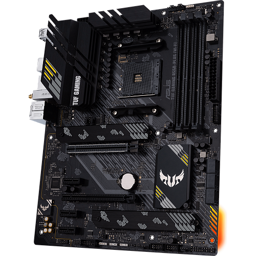 Материнская плата ASUS TUF Gaming B550-Plus (Wi-Fi) B550 Socket AM4 4xDDR4, 6xSATA3, RAID, 2xM.2, 2xPCI-E16x, 5xUSB3.2, 1xUSB3.2 Type C, DP, HDMI, Wi-Fi, 2.5Glan, ATX