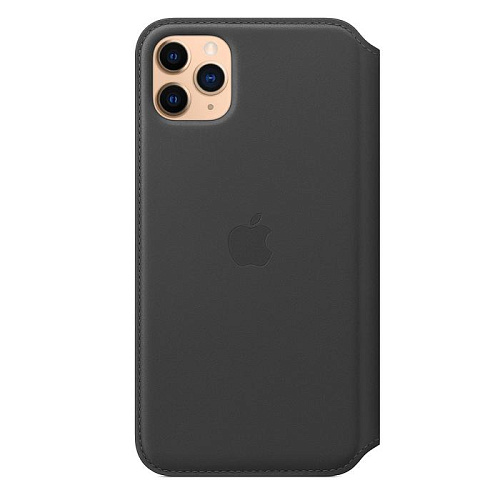 Чехол для Apple iPhone 11 Pro Max Leather Folio Black