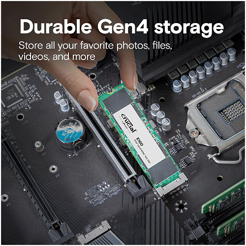Внутренний SSD-накопитель 480Gb Crucial E100 (CT480E100SSD8) M.2 2280 PCIe NVMe 4.0 x4