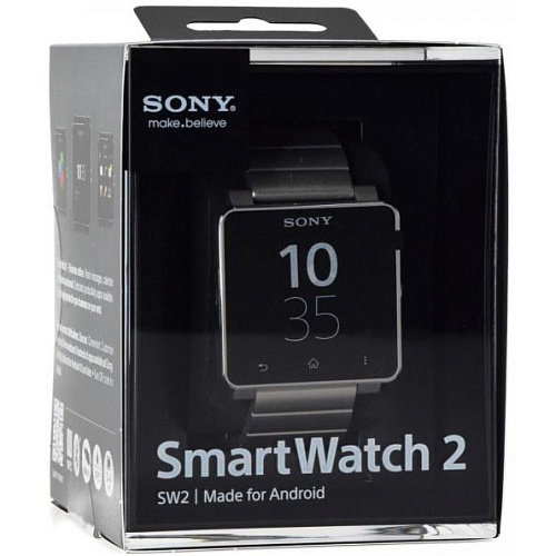 Умные часы Sony Smartwatch SW2 резиновый ремешок, серые