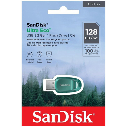 USB Flash накопитель 128GB SanDisk Ultra Eco (SDCZ96-128G-G46) USB 3.0