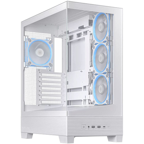Корпус ATX Miditower ASUS A31 Plus TG ARGB White