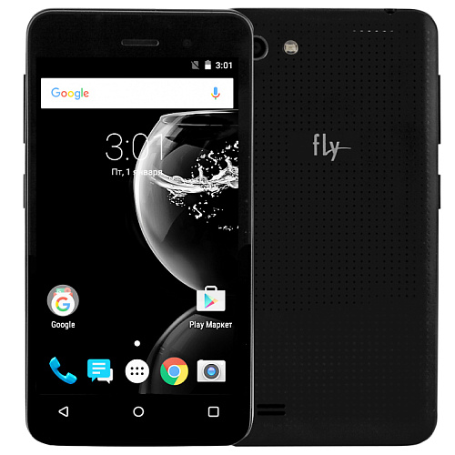 Смартфон Fly FS405 Stratus Black