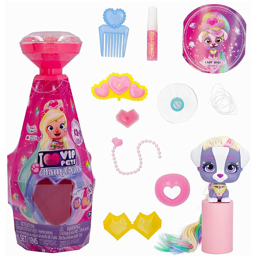 VIP Pets GLAM GEMS Модные щенки Lady Gigi