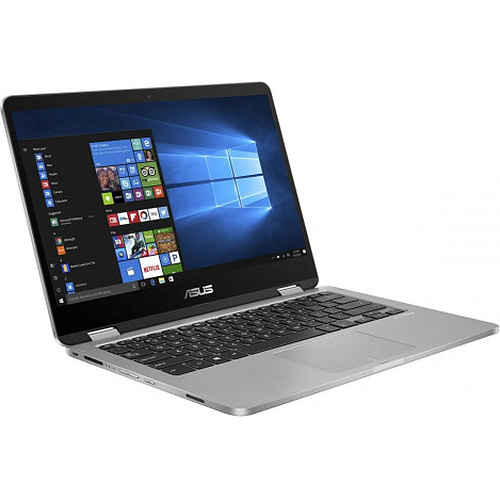 Ноутбук ASUS VivoBook Flip 14 TP401MA-EC296T Pentium Silver N5030/4Gb/128Gb SSD/14" FullHD/Win10 Grey