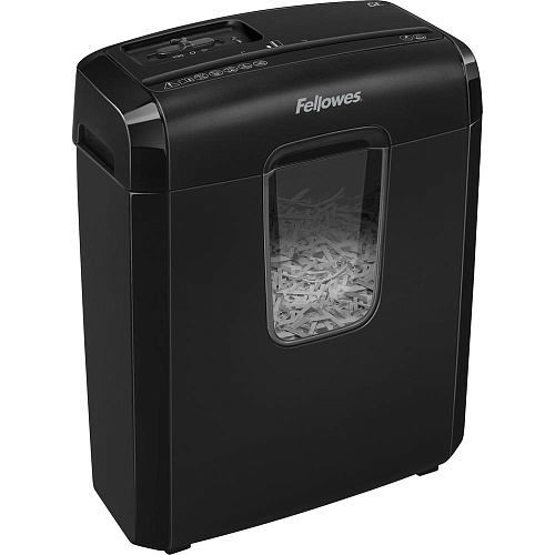 Уничтожитель бумаг Fellowes PowerShred 6C (секр.P-4)/фрагменты/6лист./11лтр./скрепки/скобы/пл.карты