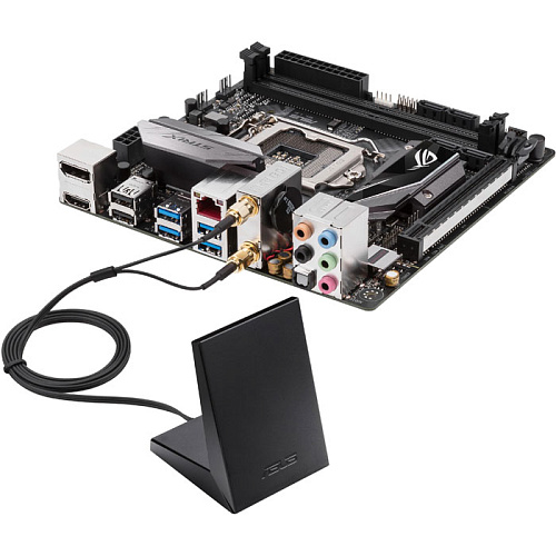 Материнская плата ASUS Strix B250I Gaming B250 Socket-1151 2xDDR4, 4xSATA3, 2xM.2, 1xPCI-E16x, 4xUSB3.1, DP, HDMI, Glan, 802.11ac mini-ITX