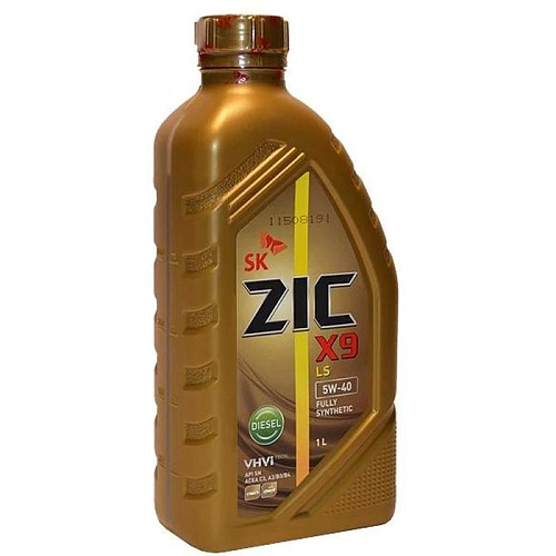 Масло моторное ZIC X9 5w40 SN/CF 1л