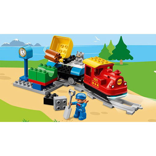 LEGO DUPLO Поезд на паровой тяге 10874