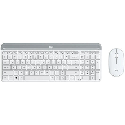 Клавиатура+мышь Logitech Wireless Combo MK470 White