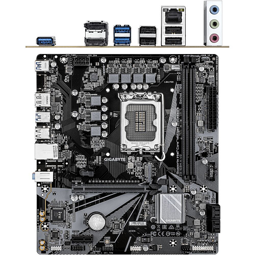 Материнская плата Gigabyte B760M H V2 B760 Socket-1700 2xDDR5, 4xSATA3, RAID, 1xM.2, 1xPCI-E16x, 4xUSB3.2, DP, HDMI, Glan, mATX
