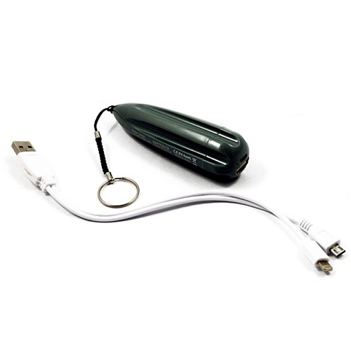 Внешний аккумулятор KS-is Raindrop KS-262Grey 2200mAh серый