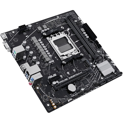 Материнская плата ASUS Prime A620M-K A620 Socket AM5 2xDDR5, 4xSATA3, 1xM.2, 1xPCI-E16x, 4xUSB3.2, D-Sub, HDMI, Glan, mATX