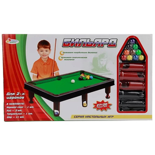 Игра настольная Играем вместе Бильярд M513-H30037-R