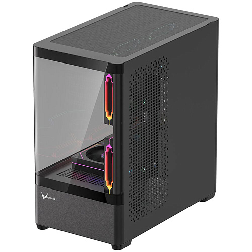 Корпус MicroATX Minitower Formula Crystal U1M Floe Black