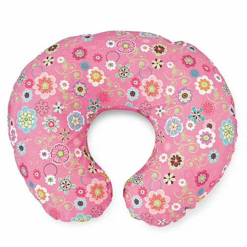 Подушка для кормления Chicco с хлопковым чехлом Boppy Wild Flowers