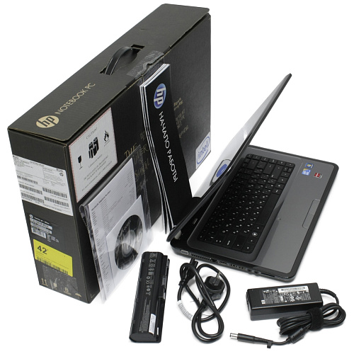 Ноутбук HP Pavilion g6-1057er LW071EA Core i3-2310M/3Gb/320Gb/DVD/BT/HD6470/15.6"HD/W7HB/Charcoal
