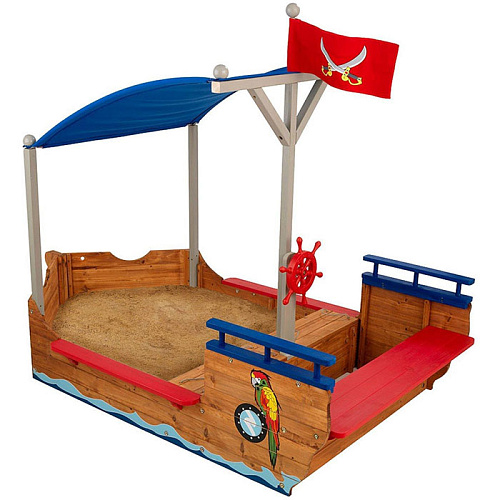 Деревянная песочница KidKraft Пиратская лодка