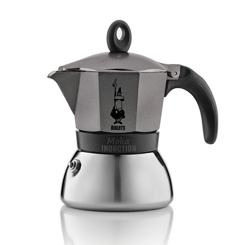 Гейзерная кофеварка Bialetti Moka Induzione 3 порции 4822