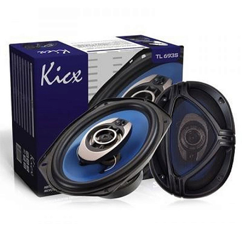 Колонки автомобильные Kicx TL 693S 200Вт 15x23см трехполосные