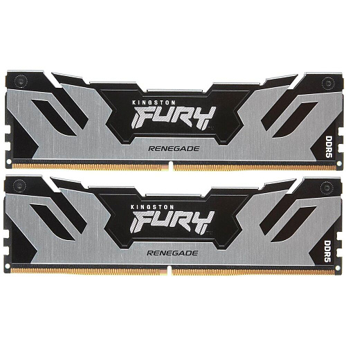 Модуль памяти DIMM 32Gb 2х16Gb DDR5 PC57600 7200MHz Kingston Fury Renegade Silver (KF572C38RSK2/32)