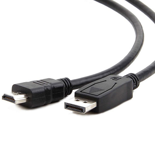 Кабель Display port (m) - HDMI(m) 1.8m Cablexpert CC-DP-HDMI-6 черный, экран УЦЕНКА