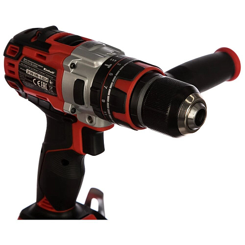 Аккумуляторная дрель-шуруповерт Einhell PXC TE-CD 18 Li-i BL,18В,60Нм,0-500/1800/мин,2x2,0Ач,кейс E-box 4513861