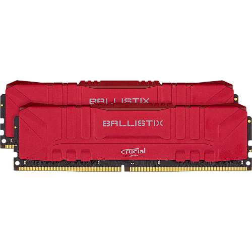 Модуль памяти DIMM 16Gb 2х8Gb DDR4 PC25600 3200MHz Crucial Ballistix Red (BL2K8G32C16U4R)