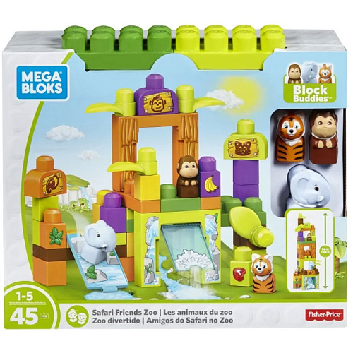 Конструктор Mattel Mega Bloks Игровой набор "Зоопарк Сафари" FFG42