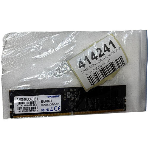 Модуль памяти DIMM 16Gb DDR5 PC44800 5600MHz Patriot Memory (PSD516G560081) УЦЕНКА