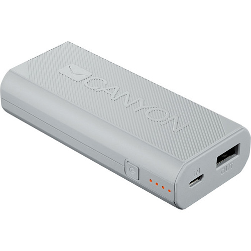 Внешний аккумулятор Canyon CNE-CPBF44W 4400 мАч 1xMicroUSB, 1xUSB белый