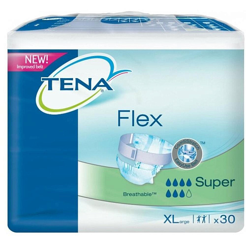 TENA Подгузники для взрослых Flex Super, XL (30 шт.)