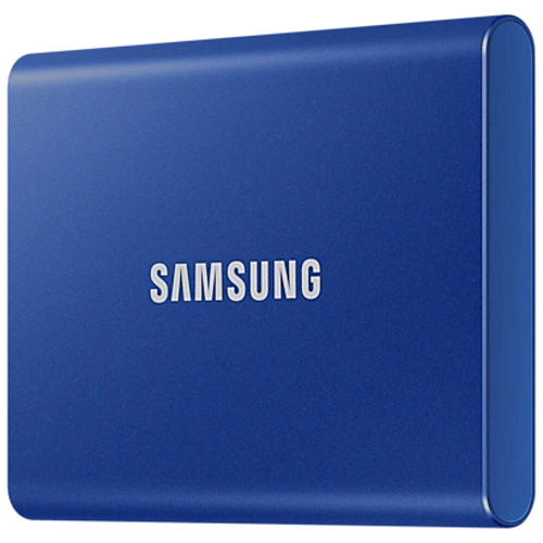 Внешний SSD-накопитель 2Tb Samsung T7 MU-PC2T0H/WW (SSD) USB 3.2 Type C Синий