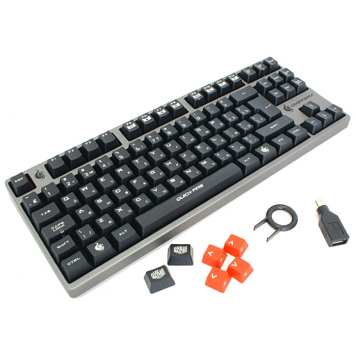 Клавиатура Cooler Master Quick Fire Rapid Silver/Black USB SGK-4000-GKCC1