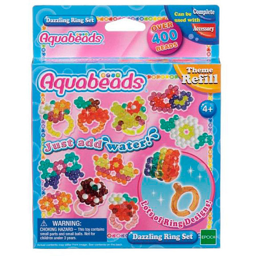 Набор для творчества Aquabeads Набор бусин "Ослепительные кольца" 79278