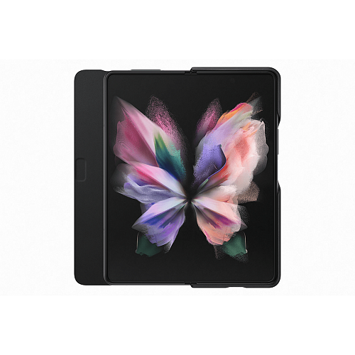 Чехол для Samsung Galaxy Z Fold3 Leather Flip Cover чёрный