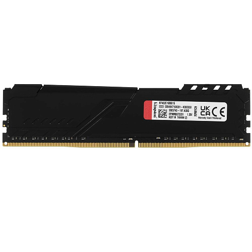 Модуль памяти DIMM 16Gb DDR4 PC25600 3200MHz Kingston Fury Beast Black (KF432C16BB1/16WP)