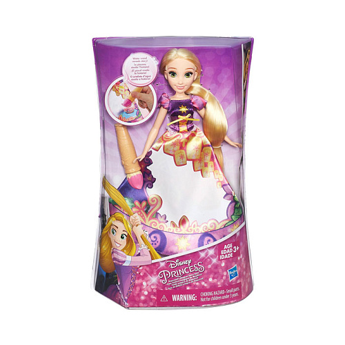 Кукла Hasbro Disney Princess B5295/B5297 Рапунцель в юбке с проявляющимся принтом