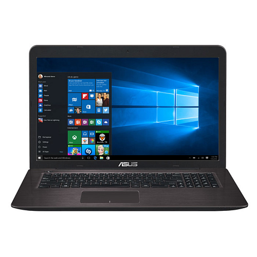 Ноутбук Asus X756UA-TY018T Core i5 6200U/8Gb/1Tb/17.3" HD+/DVD/Win10 Black