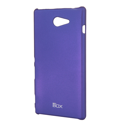 Чехол для Sony D2303/D2302 Xperia M2/Xperia M2 dual SkinBox 4People, синий