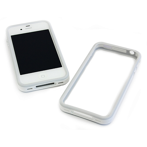 Бампер для iPhone 4 /iPhone 4S Bagspace бампер белый