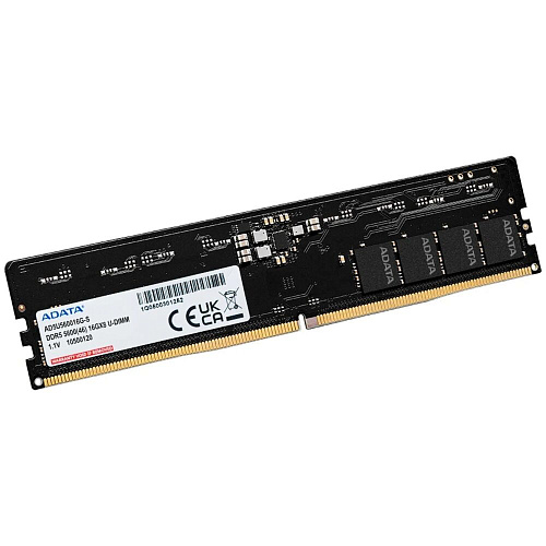 Модуль памяти DIMM 16Gb DDR5 PC44800 5600MHz ADATA (AD5U560016G-S)