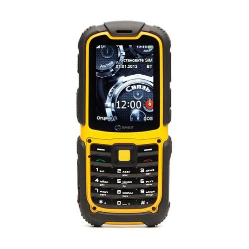 Защищенный телефон Senseit P3 Black